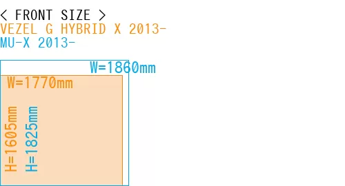 #VEZEL G HYBRID X 2013- + MU-X 2013-